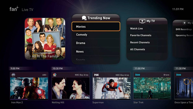 Illustration for article titled Fan TV Is a Hot Set-Top-Box Organized Around Content Instead of Apps